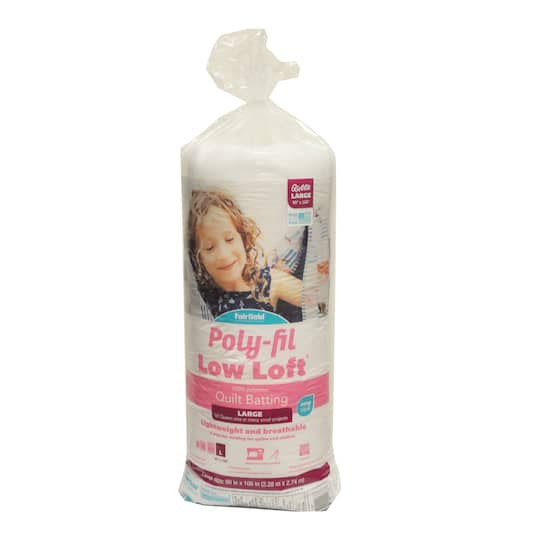 Poly-Fil Low-Loft® Quilt Batting, 90" x 108"